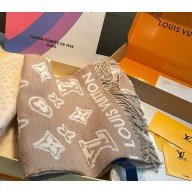 Louis Vuitton cashmere scarves beige 32*180cm 1402-2024