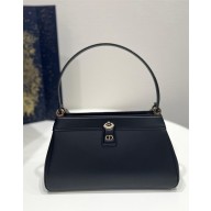 dior medium key bag in black Box Calfskin 2023