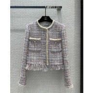chanel pink tweed jacket 2023