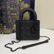 DIOR Mini Lady Dior Bag IN so black Cannage Lambskin 2023