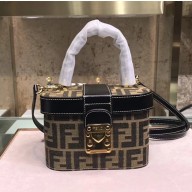 Fendi Small Vintage FF Box Top Handle Bag 