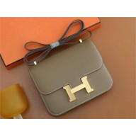 Hermes Constance 18 Bag in original Epsom Leather etoupe with gold hardware (handmade)