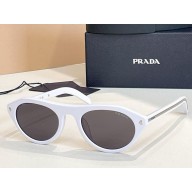 PRADA sunglasses with the iconic metal plaque SPRB15 GRAY 2025