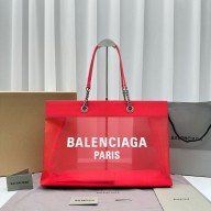 balenciaga Duty Free Large Tote Bag in red 2023