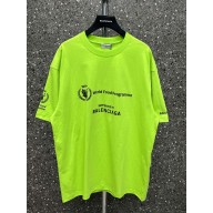 balenciaga Men's Wfp T-shirt Medium Fit in Fluo Yellow 2023