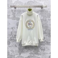 gucci Jersey sweatshirt with embroidery off white 2024