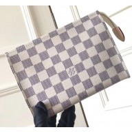 Louis Vuitton Toiletry Pouch 19 Bag M47544 Damier Azur Canvas
