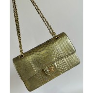 Chanel Python Medium Classic flap bag 1112 12 2024