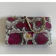Chanel Python Medium Classic flap bag 1112 14 2024