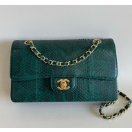 Chanel Python Medium Classic flap bag 1112 16 2024