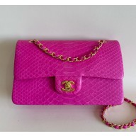 Chanel Python Medium Classic flap bag 1112 20 2024