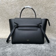 Celine MICRO Belt bag in grained calfskin BLACK 2024