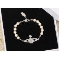 vivienne westwood Mini bas relief bracelet platinum 2024