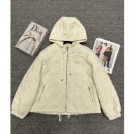 Dior Nylon and cotton-Padded  White 1101-2024