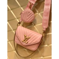 LOUIS VUITTON New Wave Multi-Pochette BAG M22477 Rose Ballerine Pink 2024