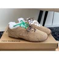 New Balance X Miu Miu 530 SL bleached leather sneakers 5E165E ecru 2024