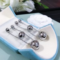 Tiffany HardWear Triple Drop Earrings silver