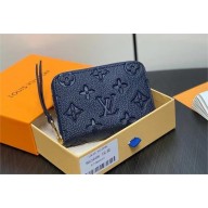 LOUIS VUITTON Zippy Coin Purse M83606 navy blue 2024