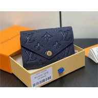 LOUIS VUITTON Victorine Wallet M41938 navy blue 2024