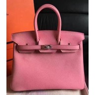 Hermes Birkin 30/35 Bag In Original Epsom Leather With Gold/Silver Hardware Pink