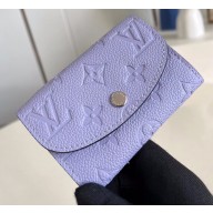 Louis Vuitton Monogram Empreinte Rosalie Coin Purse M82394 Iris Purple 2023