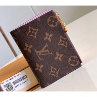 Louis Vuitton Monogram canvas Lisa Wallet M82383 Lollipop Pink 2023