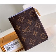 Louis Vuitton Monogram canvas Lisa Wallet M82415 Iris Purple 2023