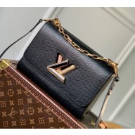 Louis Vuitton Twist MM Bag in Epi leather with Colorful Strass M21031 Black 2022