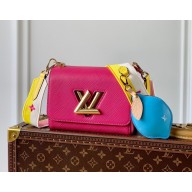 Louis Vuitton Twist PM Bag in Epi Leather M20693 Pink 2022
