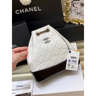 Chanel calfskin Gabrielle Backpack Bag A93820 white(original quality)