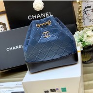 Chanel calfskin Gabrielle Backpack Bag A93820 blue(original quality)