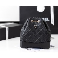 Chanel calfskin Gabrielle Backpack Bag A93820 black(original quality)