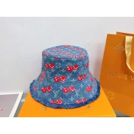 LV x TM Denim Cerise Bucket Hat M5032M 2025