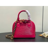 LOUIS VUITTON Alma Mini LV&I BAG IN EPI LEATHER FUCHSIA 2025