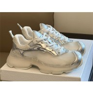 DIOR VIBE SNEAKER White Mesh and silver-Tone Technical Fabric 2023