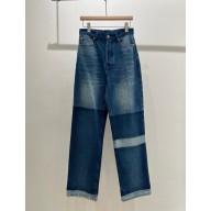 GUCCI Two-toned BLUE denim pant 816478 2025
