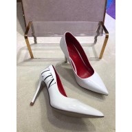 VALENTINO VLTN PATENT PUMP 9.5CM white