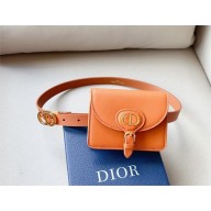 Dior 20mm Bobby Belt with Removable Pouch orange 2023
