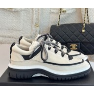 Chanel Suede and leather Trainer sneakers beige 1125-2024