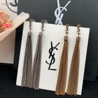 Saint Laurent Tassel logo Earrings in metal 2022