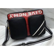 Givenchy Reverse Zippered Messenger Bag Black/Red 2018