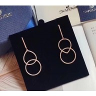 Swarovski Crystal Geometric Earrings Crystal/Gold 2018