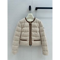 MONCLER Serinde Bouclé Down Jacket white 2024
