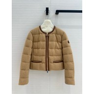 MONCLER Serinde Bouclé Down Jacket camel 2024