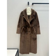 Max Mara fur Jacket chocolate 2024
