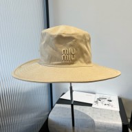 MIU MIU denim hat khaki 5HC221 2025