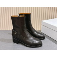 Dior d-folk heeled ankle boot black 2023