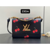 LV x TM Twist PM bag in epi leather M13239 black 2025