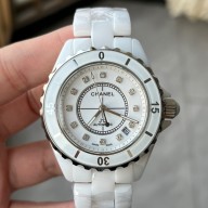 Chanel J12 Watch WHITE 38MM WITH DIAMOND INDICATORS 2023