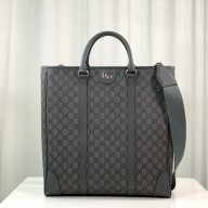 gucci Ophidia medium tote bag in Grey and black GG Supreme Tender canvas 763316 2024